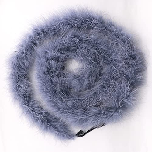 Egurs Federboa 200cm Flauschige Girlande Feder-Girlande für Nähen Kunsthandwerk Dekoration Handgefertigte Party Girlande Dekoration Kostüm-Zubehör grau Egurs Federboa 200cm Flauschige Girlande Feder-Girlande für Nähen Kunsthandwerk Dekoration Handgefertigte Party Girlande Dekoration Kostüm-Zubehör grau von Egurs