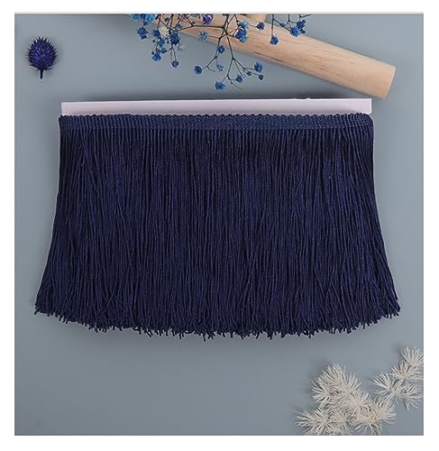 Egurs Fransenborte 15cm Breite Schnittfranse Fransenband Lateinisches Kleid Spitzenborte Nähzubehör Lange Fringe Trim Band Borte Fransenbordüre für DIY Kleidung Nähen Vorhänge Marineblau 5 Yard Egurs Fransenborte 15cm Breite Schnittfranse Fransenband Lateinisches Kleid Spitzenborte Nähzubehör Lange Fringe Trim Band Borte Fransenbordüre für DIY Kleidung Nähen Vorhänge Marineblau 5 Yard von Egurs