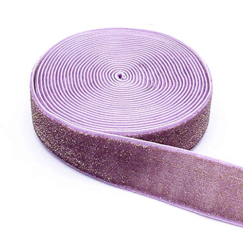 Egurs Glitzer Samtband 20mm 5 Yard 455cm Geschenkband Schleifenband Geschenkband Lila Egurs Glitzer Samtband 20mm 5 Yard 455cm Geschenkband Schleifenband Geschenkband Lila von Egurs