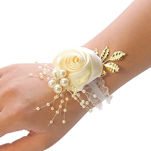Egurs Hochzeit Handgelenk Blumen mit Perle Frau Armband Hand Blumen für Hochzeit Prom Rotwein Egurs Hochzeit Handgelenk Blumen mit Perle Frau Armband Hand Blumen für Hochzeit Prom Rotwein von Egurs