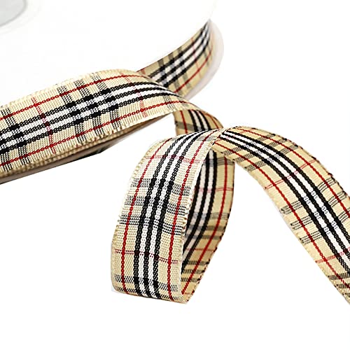 Egurs Kariert Geschenkband 45M/roll Gingham Band Vichy Dekoband Stoffband Bastelband Büffelband Ribbon für Geschenk Verpacken, Partydeko, Hochzeit Weihnachten Dekoration braunes Plaid 15mm Egurs Kariert Geschenkband 45M/roll Gingham Band Vichy Dekoband Stoffband Bastelband Büffelband Ribbon für Geschenk Verpacken, Partydeko, Hochzeit Weihnachten Dekoration braunes Plaid 15mm von Egurs