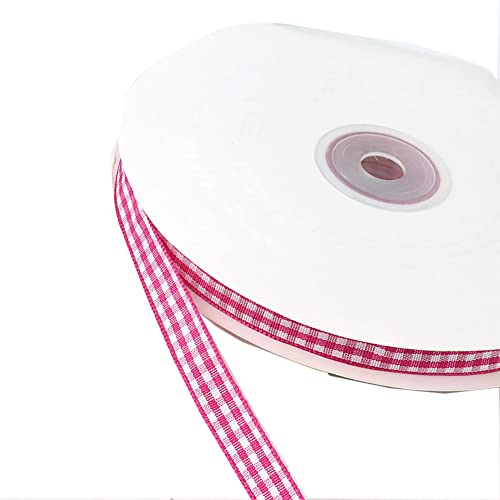 Egurs Kariertes Band 50 Yard 10mm Geschenkband Schleifenband Vichy Dekoband Stoffband Bastelband für Hochzeit Taufe Geburtstags Party Geschenk Verpackung Weihnachten Deko Rose Red Egurs Kariertes Band 50 Yard 10mm Geschenkband Schleifenband Vichy Dekoband Stoffband Bastelband für Hochzeit Taufe Geburtstags Party Geschenk Verpackung Weihnachten Deko Rose Red von Egurs