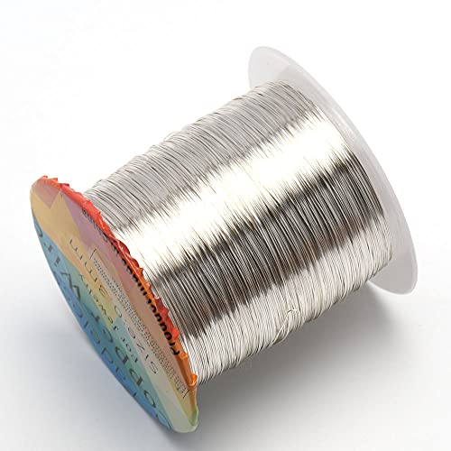 Egurs Kupferdraht Schmuckdraht Basteldraht Schmuckherstellung,Anlaufbeständiger, Silber 0,7 mm-60Meter Egurs Kupferdraht Schmuckdraht Basteldraht Schmuckherstellung,Anlaufbeständiger, Silber 0,7 mm-60Meter von Egurs