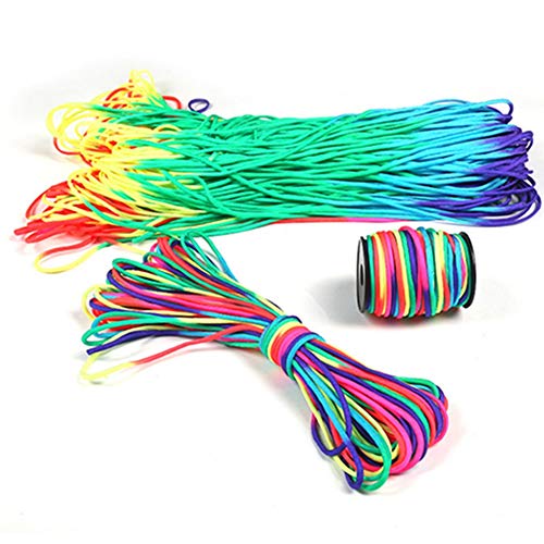 Egurs Paracord Seil 31m/101ft 4mm Regenbogen Paracord Schnüre DIY Handgemachte Schnur Bänder für Armbänder, Schlüsselanhänger Anhänger, Basteln, Gartenarbeit, Outdoor-Aktivitäten Egurs Paracord Seil 31m/101ft 4mm Regenbogen Paracord Schnüre DIY Handgemachte Schnur Bänder für Armbänder, Schlüsselanhänger Anhänger, Basteln, Gartenarbeit, Outdoor-Aktivitäten von Egurs