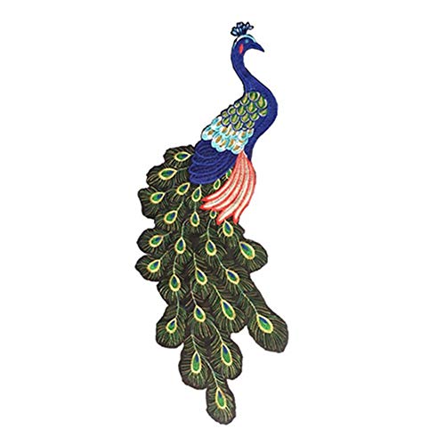 Egurs Pfau Aufnäher Eltern-Kind-Kleidung Patches Applikation Handgemachte Nähen Auf Bekleidung Taschen Aufnäher Zubehör L=60 * 18cm Egurs Pfau Aufnäher Eltern-Kind-Kleidung Patches Applikation Handgemachte Nähen Auf Bekleidung Taschen Aufnäher Zubehör L=60 * 18cm von Egurs