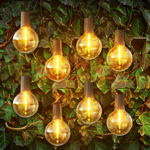 Ehaho Lichterkette Außen | 30M Outdoor Lichterkette mit IP65 Wasserdicht | 50+4 LED G40 Lichterkette Glühbirnen | 2700k Lichterkette Außen Strom für Garten Innenhof Party Terrasse Ehaho Lichterkette Außen | 30M Outdoor Lichterkette mit IP65 Wasserdicht | 50+4 LED G40 Lichterkette Glühbirnen | 2700k Lichterkette Außen Strom für Garten Innenhof Party Terrasse von Ehaho
