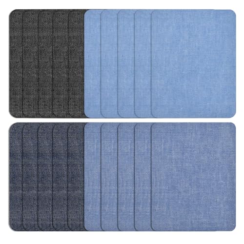 Ehuihuan BüGelflicken, Jeans Flicken Zum AufbüGeln Innen 20 StüCk, BüGelflicken Jeans Diy-Schneidbar, Geeignet Für Kleidung, Jacken Ehuihuan BüGelflicken, Jeans Flicken Zum AufbüGeln Innen 20 StüCk, BüGelflicken Jeans Diy-Schneidbar, Geeignet Für Kleidung, Jacken von Ehuihuan