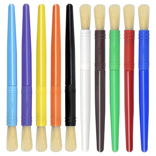 Ehuihuan 10 teiliges Borstenpinsel Set, Ölfarben Set, Haarpinsel Set, Gouache Farben Set, Pinsel Set für Schule, Aquarellpinsel und Pinselset für Acrylfarben, Paint Brushes für Anfänger und Künstler Ehuihuan 10 teiliges Borstenpinsel Set, Ölfarben Set, Haarpinsel Set, Gouache Farben Set, Pinsel Set für Schule, Aquarellpinsel und Pinselset für Acrylfarben, Paint Brushes für Anfänger und Künstler von Ehuihuan