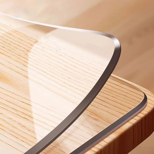 Eiauiuo 3mm & 5mm Tischdecke Transparente Glasklar Folie PVC Tischfolie Wasserdicht Abwaschbar Lebensmittelkontakt Schutzdecke Geruchsneutral Tischmatte Kratzfest & ölbeständig Tischabdeckung Nach Maß Eiauiuo 3mm & 5mm Tischdecke Transparente Glasklar Folie PVC Tischfolie Wasserdicht Abwaschbar Lebensmittelkontakt Schutzdecke Geruchsneutral Tischmatte Kratzfest & ölbeständig Tischabdeckung Nach Maß von Eiauiuo