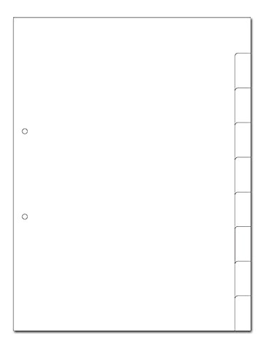 Kartonregister A4 9-teilig blanko weiss, 2-fach gelocht, 30er Pack Kartonregister A4 9-teilig blanko weiss, 2-fach gelocht, 30er Pack von Eichhorn