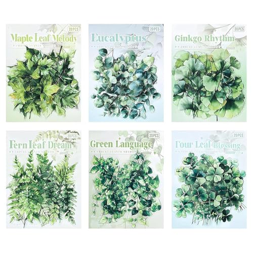 Eieenotee Ephemera-Packung f¨¹r Spitzenrandewaldpflanzen, 120 Stkweiten f¨¹r Scrapbooking und Journaling von Eieenotee