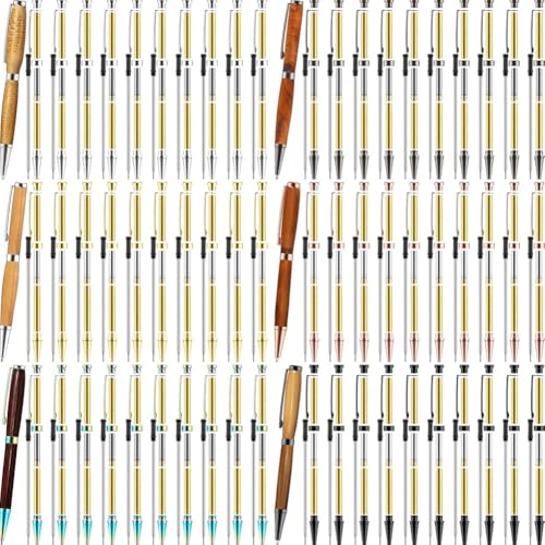 Eieenotee F¨¹r Woodturn 7mm Slim Pen Kit, 60-Teilige Twist-Out-Stifte mit Nachf¨¹llungen f¨¹r DIY-Basteln und Geschenke Eieenotee F¨¹r Woodturn 7mm Slim Pen Kit, 60-Teilige Twist-Out-Stifte mit Nachf¨¹llungen f¨¹r DIY-Basteln und Geschenke von Eieenotee