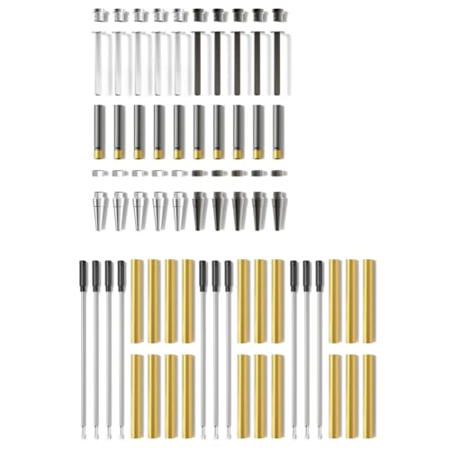 Eieenotee Premium für Woodturning Pen Kits 10-Pack-Slimline-Rollerball-Drehversorgung Twist Set Drehmaschinenzubehör Eieenotee Premium für Woodturning Pen Kits 10-Pack-Slimline-Rollerball-Drehversorgung Twist Set Drehmaschinenzubehör von Eieenotee