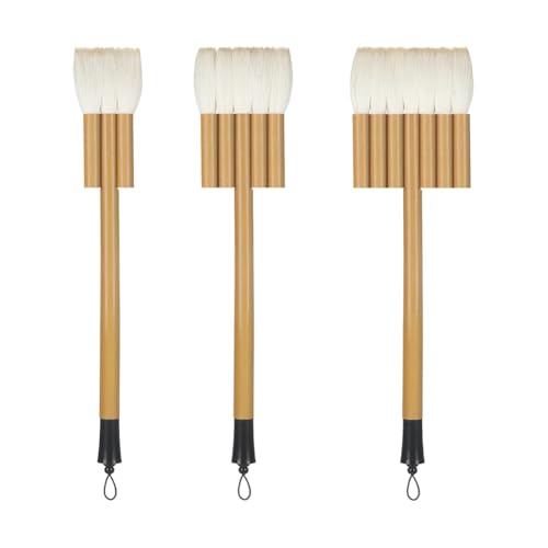 Eighosee 3 -Teiliges Aquarell -Aquarell -Pinsel -Set Aquarell -Pinsel -Set für Malerei, Bambusgriff Farbe von Eighosee