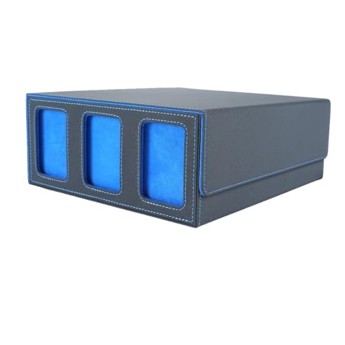 Eighosee Aufbewahrungsbox für Sammelkarten mit Sichtfenster Magnetverschluss Kartenhalter für Magic Spielkarten Blau Eighosee Aufbewahrungsbox für Sammelkarten mit Sichtfenster Magnetverschluss Kartenhalter für Magic Spielkarten Blau von Eighosee