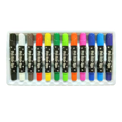 Eighosee Pet Marker Stift Einweg Haustier Haarfarbe Waschbar Sicher Färbende Schönheitspflege Haarentfernung Speziell für Hunde Katzen Eighosee Pet Marker Stift Einweg Haustier Haarfarbe Waschbar Sicher Färbende Schönheitspflege Haarentfernung Speziell für Hunde Katzen von Eighosee