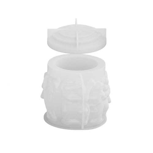 Eighosee Silikonform-Set für Kerzengläser - Gipsform und Nachfüllform für Weihnachtliche Heimdekoration, Trojaner-Kerzenbecher Eighosee Silikonform-Set für Kerzengläser - Gipsform und Nachfüllform für Weihnachtliche Heimdekoration, Trojaner-Kerzenbecher von Eighosee