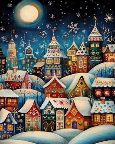 Eiialerm Erwachsene Stickerei Kreuzstich Iglu 11CT Vorgedruckte Leinwand Kreuzstich Set AnfäNger Stickbilder, für Wandkunst-Heimdekoration 40X50 cm Eiialerm Erwachsene Stickerei Kreuzstich Iglu 11CT Vorgedruckte Leinwand Kreuzstich Set AnfäNger Stickbilder, für Wandkunst-Heimdekoration 40X50 cm von Eiialerm