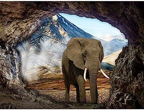 Eiialerm Kreuzstich Stickpackungen Elefant DIY Vorgedruckt Kreuzstich Stickbilder 11CT Sticken Set für Erwachsene Anfänger Home Decor 40x50cm Eiialerm Kreuzstich Stickpackungen Elefant DIY Vorgedruckt Kreuzstich Stickbilder 11CT Sticken Set für Erwachsene Anfänger Home Decor 40x50cm von Eiialerm