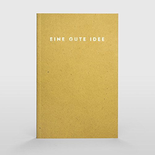 Eine gute Idee Mini | A5 Notizbuch, Notizheft und Tagebuch für deine guten Ideen (Honig) von Ein guter Plan