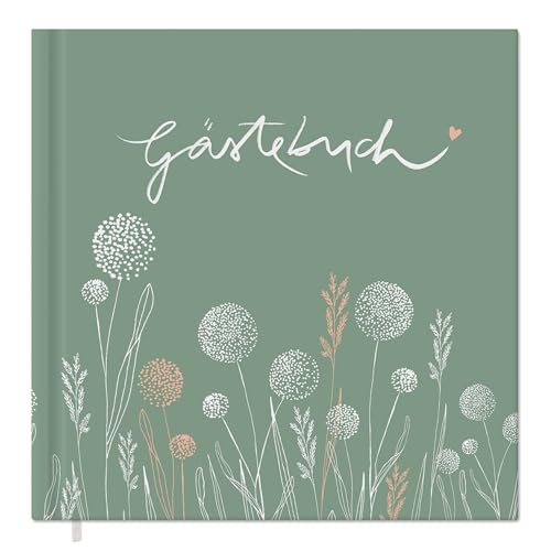 Eine der Guten Gästebuch für Hochzeit, Geburtstag, Ferienwohnung, Taufe, blanko Hochzeitsgästebuch Grün, 100 Seiten festes FSC Papier, klimaneutral, Premium Hardcover mit Fadenbindung, 21x21 cm Eine der Guten Gästebuch für Hochzeit, Geburtstag, Ferienwohnung, Taufe, blanko Hochzeitsgästebuch Grün, 100 Seiten festes FSC Papier, klimaneutral, Premium Hardcover mit Fadenbindung, 21x21 cm von Eine der Guten