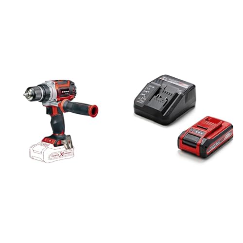 Einhell Professional Akku-Bohrschrauber TP-CD 18/60 Li BL Power X-Change (bürstenloser Motor, 13mm-Metallbohrfutter, 2-Gang-Getriebe, inkl. 3,0 Ah PLUS Akku & Ladegerät) von Einhell