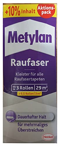 Tapetenkleister für Raufaser - bis zu 3 Rollen ca. 29 m2-200 g von Einkauf