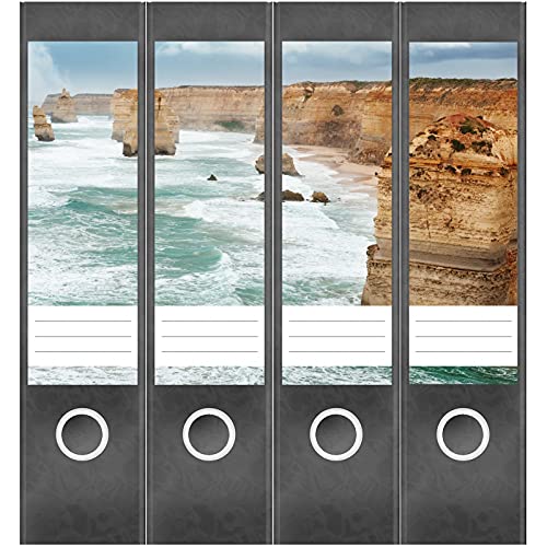 Etiketten für Ordner | Beeindruckendes Meer | 4 breite Aufkleber für Ordnerrücken | Selbstklebende Design Ordneretiketten Rückenschilder Etiketten für Ordner | Beeindruckendes Meer | 4 breite Aufkleber für Ordnerrücken | Selbstklebende Design Ordneretiketten Rückenschilder von Einladungskarten Manufaktur Hamburg
