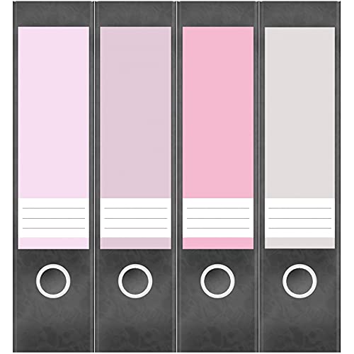 Ordneretiketten breit selbstklebend - Pastell Rosa Mix - 4 Etiketten für Aktenordner | Design Ordnerrücken Ordner Aufkleber beschriftbar, ca. 19 × 6 cm – Made in Germany Ordneretiketten breit selbstklebend - Pastell Rosa Mix - 4 Etiketten für Aktenordner | Design Ordnerrücken Ordner Aufkleber beschriftbar, ca. 19 × 6 cm – Made in Germany von Einladungskarten Manufaktur Hamburg