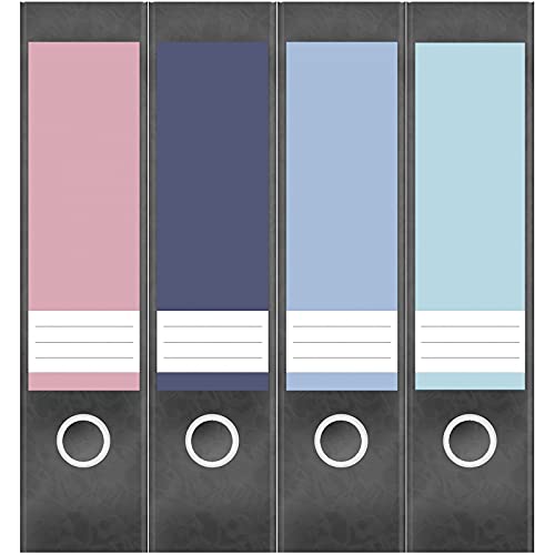 Ordneretiketten breit selbstklebend – 4 Etiketten für Aktenordner | Design Ordnerrücken Ordner Aufkleber beschriftbar, ca. 19 × 6 cm - Farbmix Pastell Farben - Made in Germany Ordneretiketten breit selbstklebend – 4 Etiketten für Aktenordner | Design Ordnerrücken Ordner Aufkleber beschriftbar, ca. 19 × 6 cm - Farbmix Pastell Farben - Made in Germany von Einladungskarten Manufaktur Hamburg