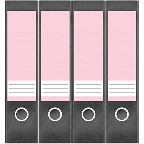 Ordneretiketten breit selbstklebend - Rosa - 4 Etiketten für Aktenordner | Design Ordnerrücken Ordner Aufkleber beschriftbar, ca. 19 × 6 cm – Made in Germany Ordneretiketten breit selbstklebend - Rosa - 4 Etiketten für Aktenordner | Design Ordnerrücken Ordner Aufkleber beschriftbar, ca. 19 × 6 cm – Made in Germany von Einladungskarten Manufaktur Hamburg