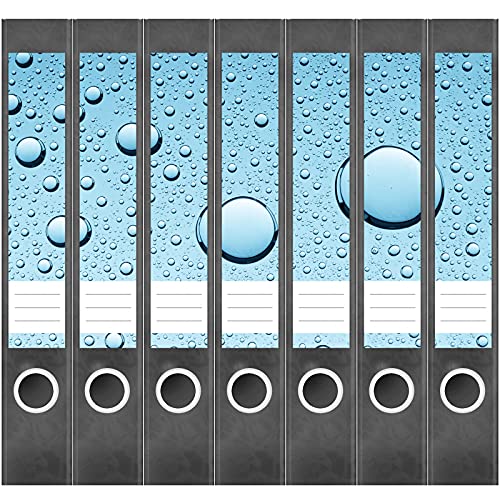Etiketten für Ordner | Wasser auf Glas | 7 Aufkleber für schmale Ordnerrücken | Selbstklebende Design Ordneretiketten Rückenschilder Etiketten für Ordner | Wasser auf Glas | 7 Aufkleber für schmale Ordnerrücken | Selbstklebende Design Ordneretiketten Rückenschilder von Einladungskarten Manufaktur Hamburg