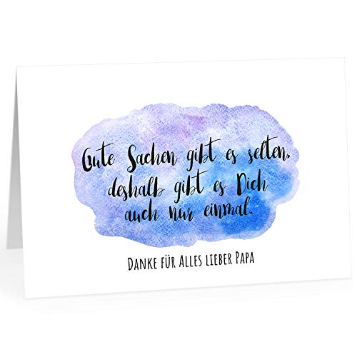 Große XXL Karte für Papa inkl. Umschlag/Danke für Alles lieber Papa/Design Klappkarte/für Vater, bzw. Väter/Moderne Maxi-Karte/zum Geburtstag, Vatertag oder als Geschenk Große XXL Karte für Papa inkl. Umschlag/Danke für Alles lieber Papa/Design Klappkarte/für Vater, bzw. Väter/Moderne Maxi-Karte/zum Geburtstag, Vatertag oder als Geschenk von Einladungskarten Manufaktur Hamburg