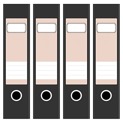 Ordneretiketten breit selbstklebend - helles Rosa - 4 Etiketten für Aktenordner | Design Ordnerrücken Ordner Aufkleber beschriftbar, ca. 19 × 6 cm - hellrosa - Made in Germany Ordneretiketten breit selbstklebend - helles Rosa - 4 Etiketten für Aktenordner | Design Ordnerrücken Ordner Aufkleber beschriftbar, ca. 19 × 6 cm - hellrosa - Made in Germany von Einladungskarten Manufaktur Hamburg