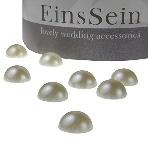 50g Dekoperlen EinsSein® 10mm perlcreme Dekoration Hochzeit Streudeko Perlen Tischdeko Party Konfetti von EinsSein