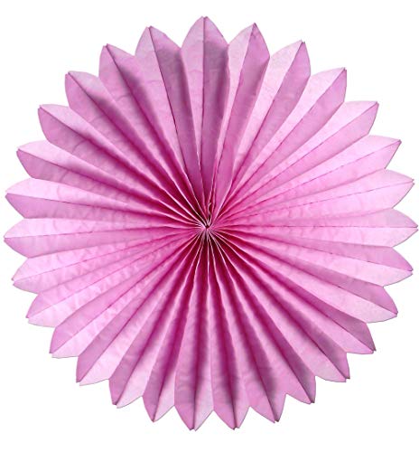 EinsSein 1 x Dekofächer Sonnenschein rosa DM 37cm Hochzeit Wedding Fächer Dekoration von EinsSein
