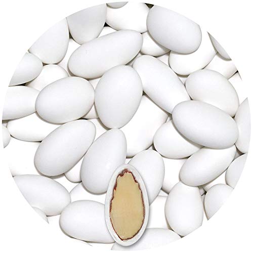 EinsSein 1kg Feinste italienische Mandeltradition Hochzeitsmandeln Weiss matt - 65 Gastgeschenke/Kilo - Zuckermandeln Bonboniere Hochzeit Taufmandeln Taufe Kommunion Mandeln Nikah Sekeri EinsSein 1kg Feinste italienische Mandeltradition Hochzeitsmandeln Weiss matt - 65 Gastgeschenke/Kilo - Zuckermandeln Bonboniere Hochzeit Taufmandeln Taufe Kommunion Mandeln Nikah Sekeri von EinsSein