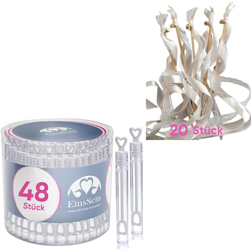 EinsSein 48 Seifenblasen Hochzeit Herzgläschen Liebe liegt in der Luft - Bitte pusten rosa-grün Set Weiss Aufkleber Set Weiss Gastgeschenke für die Hochzeit, Taufe - seifenblasen mit Freudentränen EinsSein 48 Seifenblasen Hochzeit Herzgläschen Liebe liegt in der Luft - Bitte pusten rosa-grün Set Weiss Aufkleber Set Weiss Gastgeschenke für die Hochzeit, Taufe - seifenblasen mit Freudentränen von EinsSein