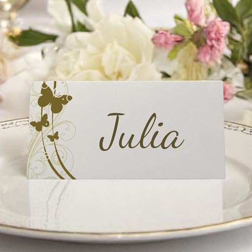 EinsSein 50x Tischkarten Hochzeit Liebesfalter Gold Hochzeit, Tischkarten, Platzkarten, Namenskarten, Herz Schmetterling EinsSein 50x Tischkarten Hochzeit Liebesfalter Gold Hochzeit, Tischkarten, Platzkarten, Namenskarten, Herz Schmetterling von EinsSein