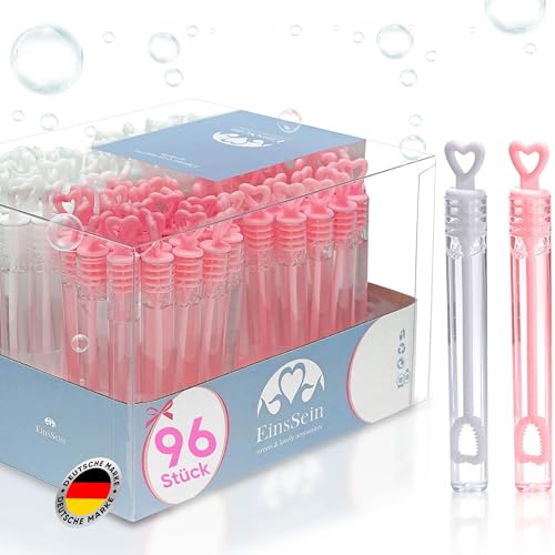 EinsSein 96x Seifenblasen Hochzeit Herzgläschen Box Weiss-rosa Wedding Bubbles gefüllt Vintage hochzeitsdeko Herz gastgeschenk tischdeko hochzeitsseifenblasen Candy bar luftblasen deko Flüssigkeit EinsSein 96x Seifenblasen Hochzeit Herzgläschen Box Weiss-rosa Wedding Bubbles gefüllt Vintage hochzeitsdeko Herz gastgeschenk tischdeko hochzeitsseifenblasen Candy bar luftblasen deko Flüssigkeit von EinsSein