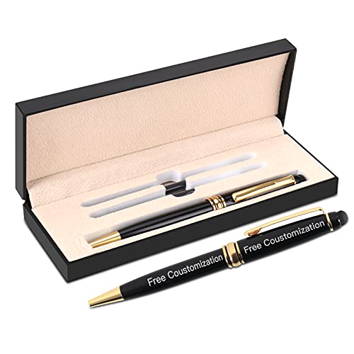 EinzigGeschenk Kugelschreiber Personalisiert Set mit Gravur | Geschenk für Lehrer, Abschluss, Muttertag, Vatertag oder Mitarbeiter | 6 verschiedene Premium Kugelschreiber Set zur Auswahl (Stil 3) von EinzigGeschenk
