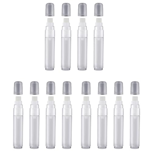 Eioeeklop 12Er-Pack Lackstifte 15 mm Leerer Acryl-Permanentmarker, Klarer Weißer Markerstift, Feine Spitze, Leer, Nachfüllbar Eioeeklop 12Er-Pack Lackstifte 15 mm Leerer Acryl-Permanentmarker, Klarer Weißer Markerstift, Feine Spitze, Leer, Nachfüllbar von Eioeeklop