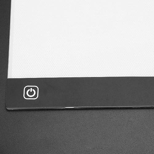 Eioeeklop 3X Dreistufiges, Dimmbares LED-Lichtpad, Tablet, Werkzeuge, Zubehör, Augenschutz mit Diamantstickerei, A5-Größe von Eioeeklop