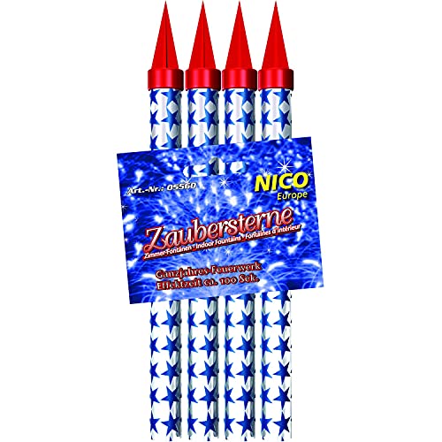 Eisfontäne Kerze Brenndauer 50 Sekunden (12 Stück), Silber, Blau, Unparfümiert, Outdoor, Fantasy, Sprühfunktion, Acrylbecher, dekorativ, Ganzjährig, Feier, Allgemeine Wohnraumdekoration von Eisfontäne