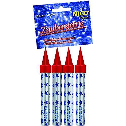 Eisfontäne/Zaubersterne Brenndauer 30 Sekunden (20 Stück) von Eisfontäne