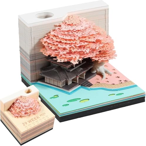 3D Kalender 2025 mit LED Licht 8.5×8.5×7cm 3D Notizblock Kalender 2025 mit Stifthalter 3D Baumhaus 3D Kalender 2025 Abreißen Geschenk für Weihnachten Thanksgiving Jubiläum Valentinstag 3D Kalender 2025 mit LED Licht 8.5×8.5×7cm 3D Notizblock Kalender 2025 mit Stifthalter 3D Baumhaus 3D Kalender 2025 Abreißen Geschenk für Weihnachten Thanksgiving Jubiläum Valentinstag von Eivdru