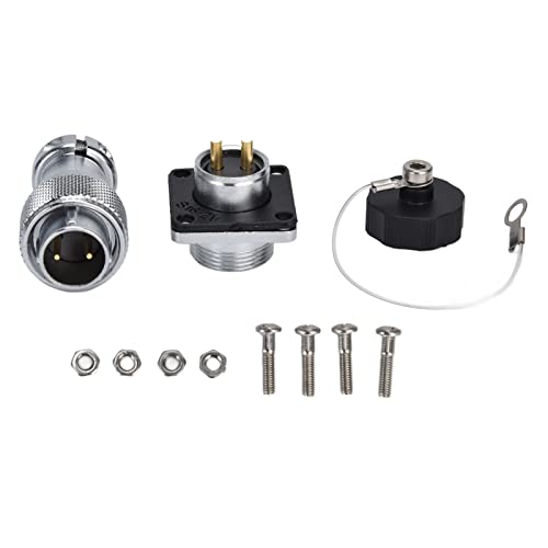 2-poliger Metall-Luftfahrt-Steckverbinder-Adapter Wasserdichte Zinklegierung WS16 Luftfahrt-Steckverbinder AC 500 V von Ejoyous