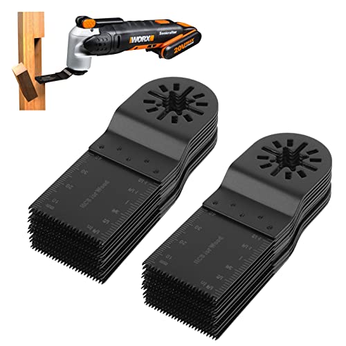20PCS Multitool Sägeblätter, Fein Sägeblätter Oszillierend 34 mm Multifunktionswerkzeug Zubehör Akkurates Schnellentriegelungs-Sägeblätter 20PCS Multitool Sägeblätter, Fein Sägeblätter Oszillierend 34 mm Multifunktionswerkzeug Zubehör Akkurates Schnellentriegelungs-Sägeblätter von Ejoyous