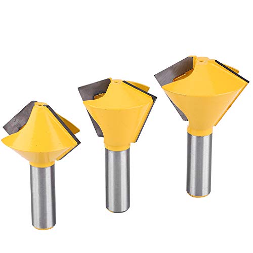 3pcs Router Bit, 1/2 Shank Bird's Mund Klebergelenk Router Bit, 6, 8, 12 -seitige Holzbearbeitungsschneider für Massivholz -Hartholz -Chipboard 3pcs Router Bit, 1/2 Shank Bird's Mund Klebergelenk Router Bit, 6, 8, 12 -seitige Holzbearbeitungsschneider für Massivholz -Hartholz -Chipboard von Ejoyous