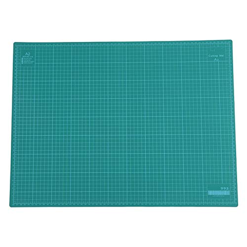 A2 Schneidematte 60 x 45cm, Selbstheilend Schneideunterlage Schneide und Bastelunterlage Schreibtischunterlage mit Gitter, für Basteln Scrapbooking und Modellbau von Ejoyous